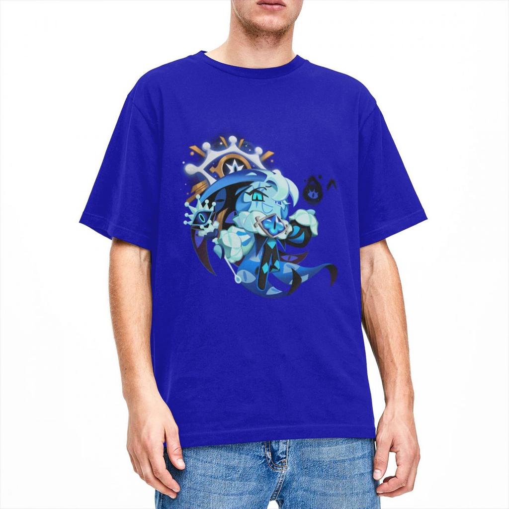 Shadow Milk Cookie Run Kingdom Men Women T Shirt Cute Cartoon Anime Tee Shirt Short Sleeve TShirt 100 Cotton Adult Clothes