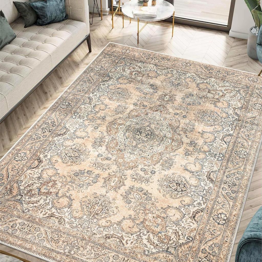 American Persian Carpet Living Room Fully Covered Large Area Sofa Carpet Bedroom Bedside Carpet