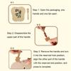Home Decoration Hand Held Fan Chinese Style Circular Fan Inspirational Writing Cooling Fan