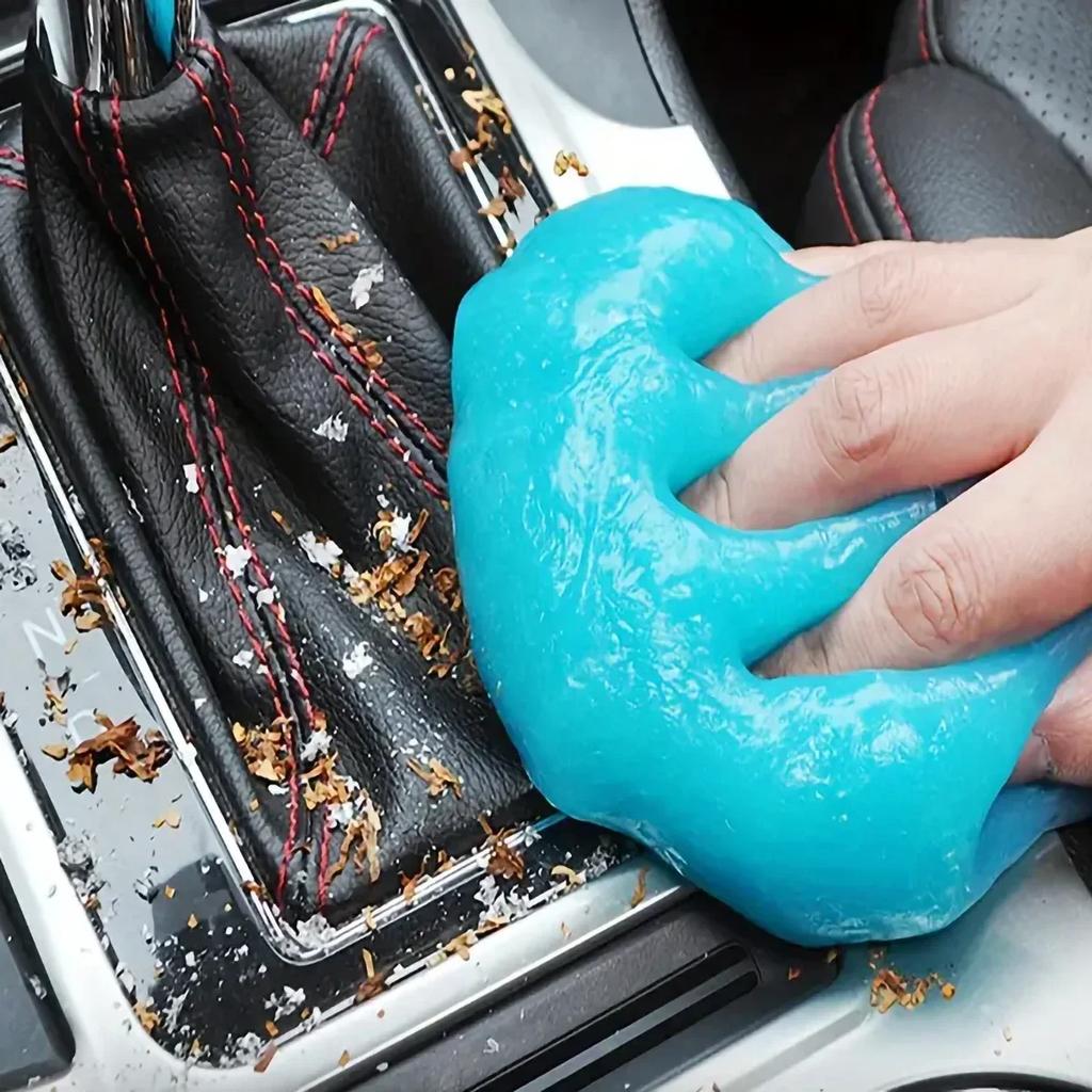 1 Stück-Autoreinigungsgel: magischer Staubentferner, Kleberentferner und Tastaturreiniger - Autoreinigungszubehör