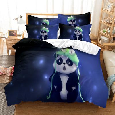Set Letto Panda Set Copripiumino Set Biancheria da Letto 3d Stampa Digitale Biancheria da Letto Misura Queen Set Biancheria da Letto Design alla Moda