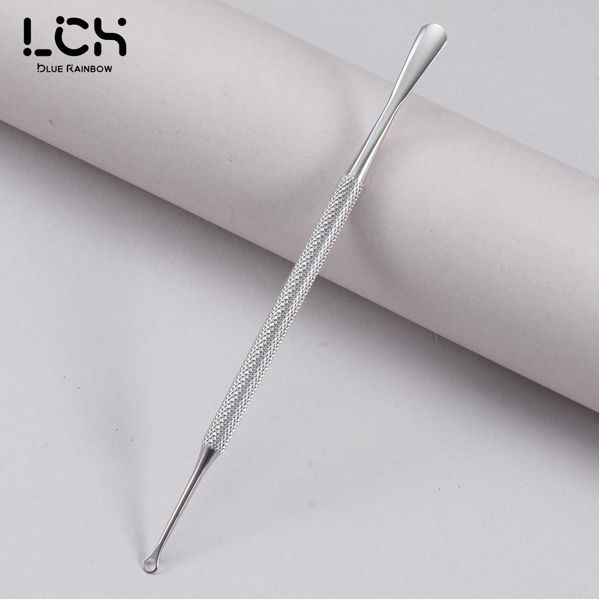 Russian Style Double-Headed Stainless Steel Cuticle Pusher for Manicures