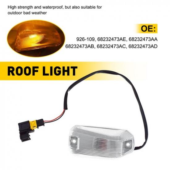 1X Amber Clear Cab Roof Halogen Running Light For Dodge RAM Promaster 3500 14-23