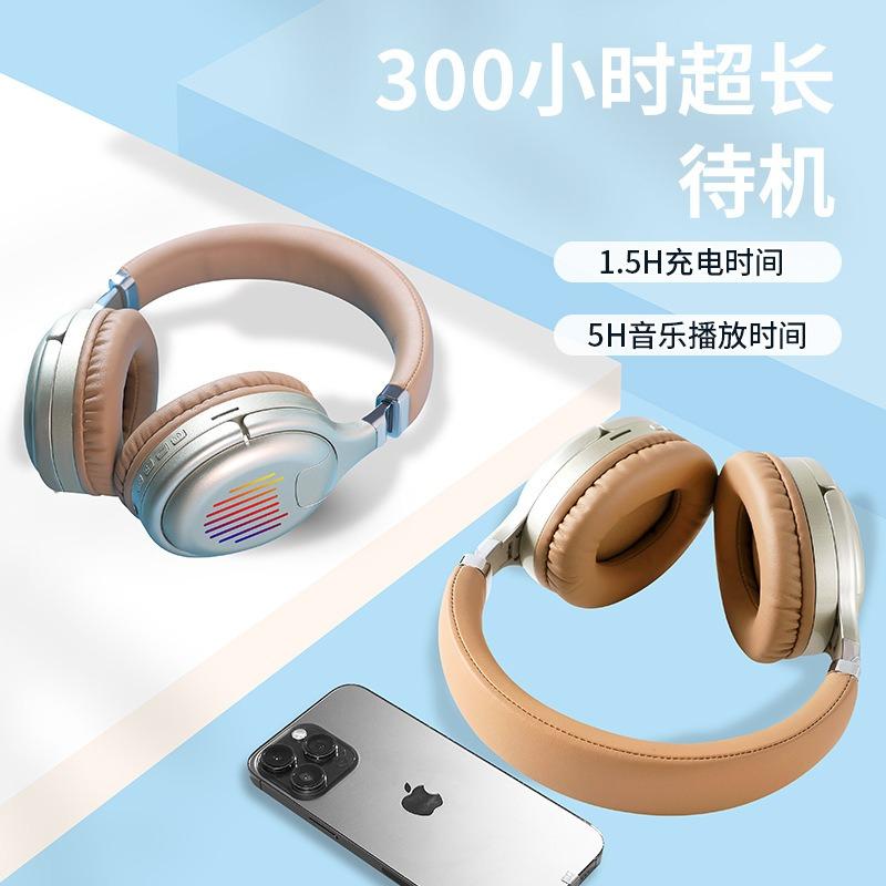 Private Model Headset Bluetooth Headset Wireless Long Standby Marquee Effect E-sports Game Sports Do Not Leak Sound