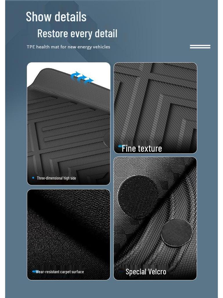 Custom TPE Floor, Trunk, and Seat Back Mats for 2023 Changan Qiyuan A07