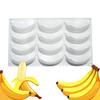 Silicone Cake Mold 12 Cavity Design Banana Mango Lemon Shape Non-Stick Baking Mold Dishwasher Safe Cake Decoration Mold