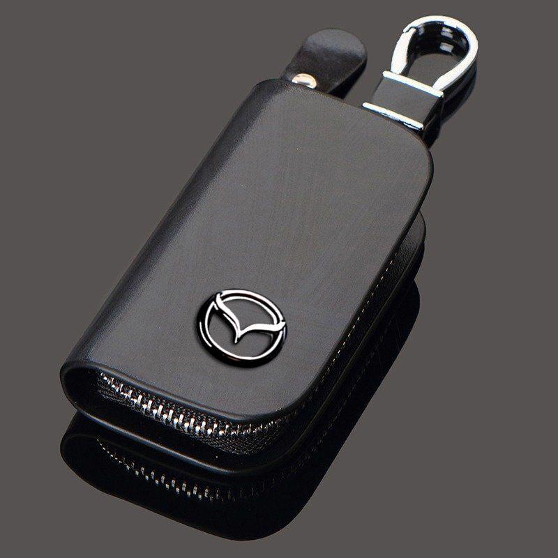 2025 Gorący 100% Nowa Skórzana Pokrowiec na Kluczyk Samochodowy Etui na Kluczyk Do Mazda CX-3 CX-30 CX-5 CX-8 CX-9 MX-5 MX-30 BT-50 Mazda2 Mazda3 Mazda6 Samochód a