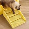 Waterproof Cat Litter Stair Non Slip Cat Litter Box Ramp Cat Litter Box Footrest  Pet Toilet
