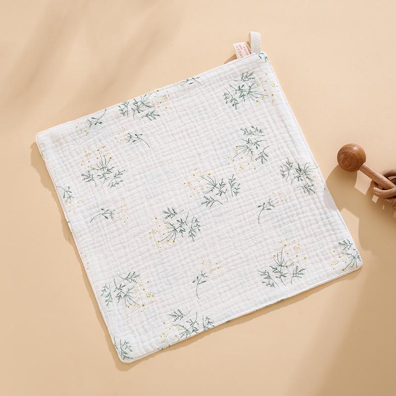 Newborn Baby Pure Cotton Gauze Washcloth - Class A Print