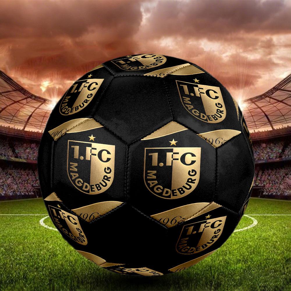 1 pz 1 FC Magdeburg Pallone da Calcio Taglia 5 Pallone da Calcetto Indoor alla Moda Colorato Gioco in Cortile - Ottimo Regalo per Appassionati di Sport HE2