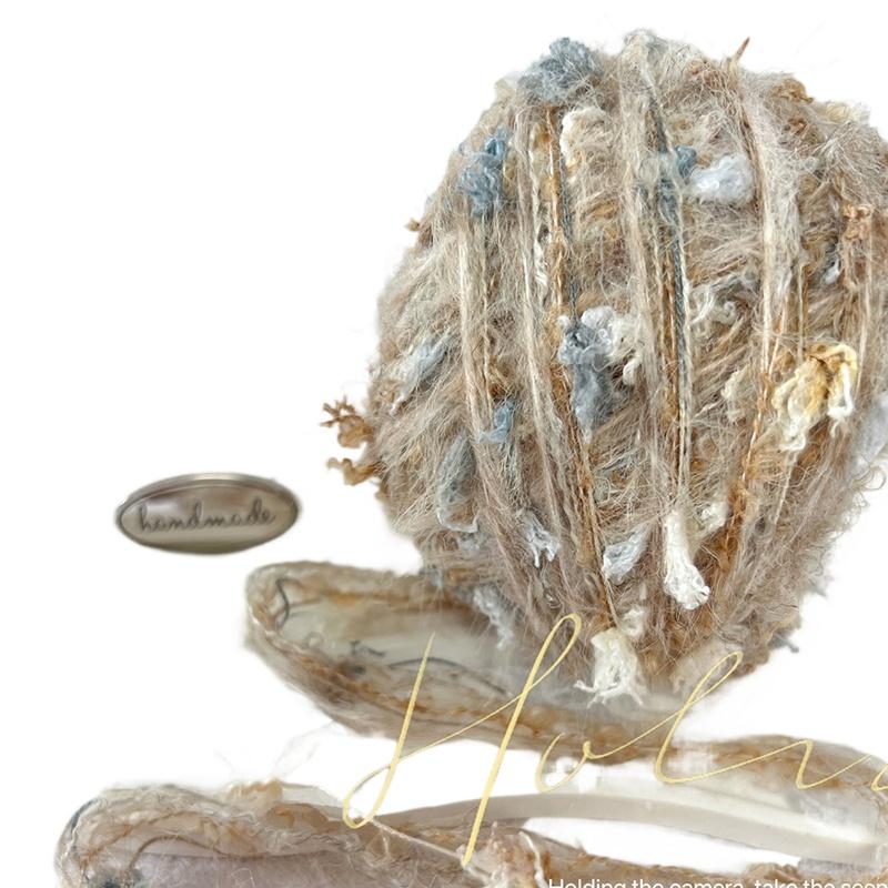 80g/ball Butterfly Yarn Wool Soft Blended Yarn Mohair Hand Dyed Yarn DIY Knitted Crochet Scarf Hat Sweater and Bag