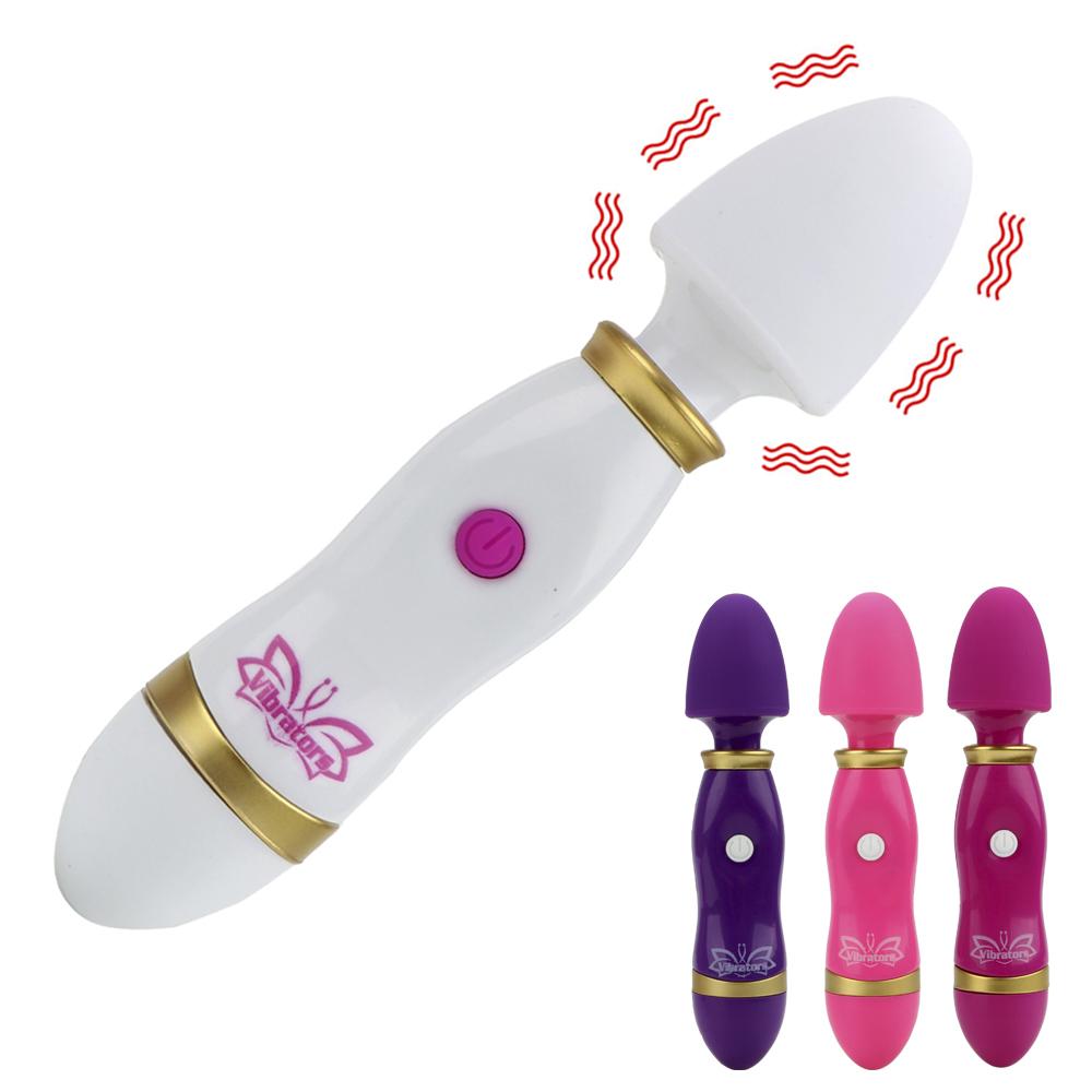 Produse pentru adulți Clitoris Stimulate Magic Rod Vibrator punct G AV Stick Jucării sexuale din silicon cu 12 viteze pentru femei