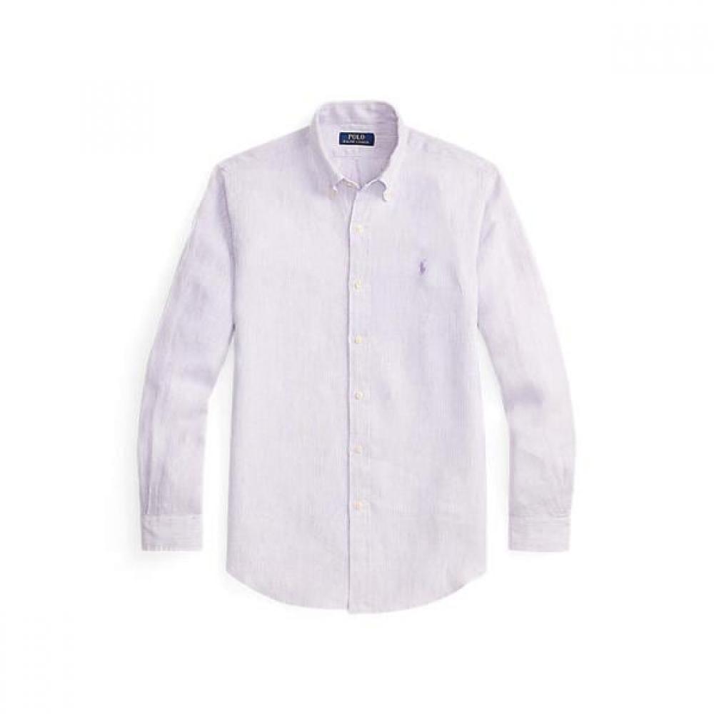 Polo Ralph Lauren Men Classic Fit Stripe Linen Shirt Mnpowov16825192500 S