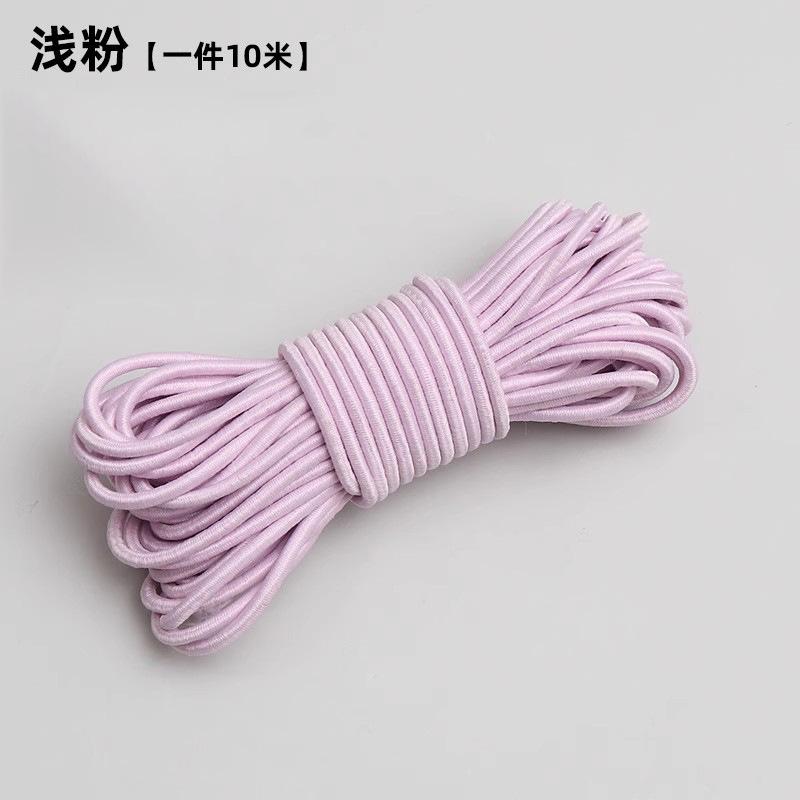 Hohe elastische elastische Seil langlebiges rundes elastisches Band rundes Gummiband Rinderband Seil elastisches Verstellseil elastisches Drahtseil dünn