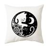 Sofa Chair Bed Living Room Decorative Pillowcase Fashion Cartoon Cute Cat Pillowcase