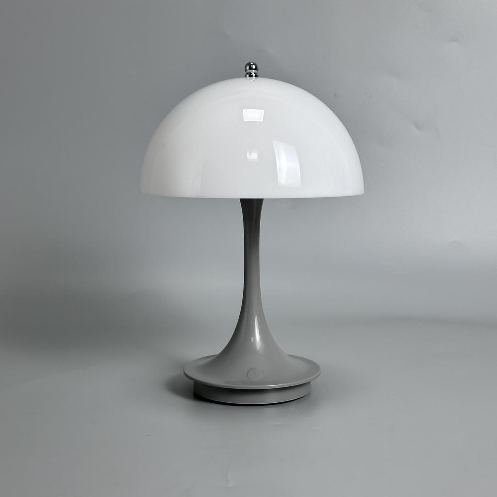 LED Mushroom Small Table Lamp Portable USB Charging Dimmable Flower Bud Lamp Bedroom Bedside Lamp