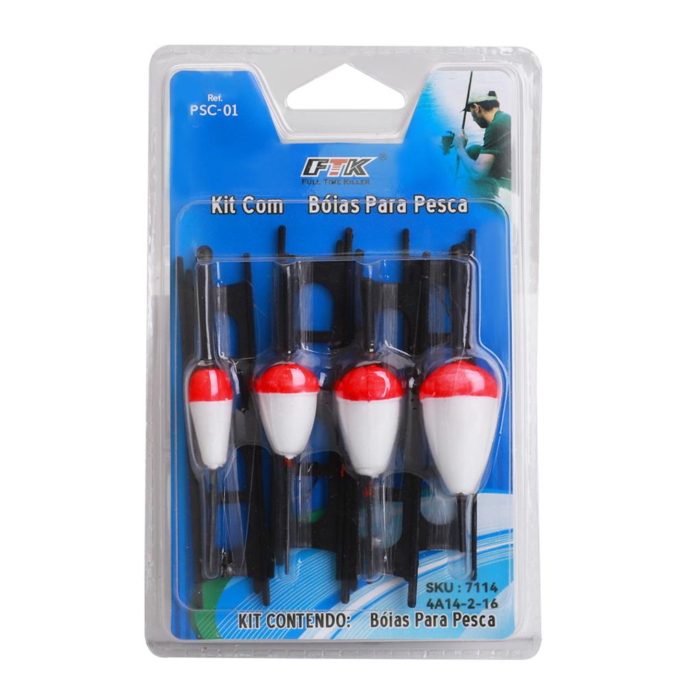 

Набор рыболовных поплавков 4 шт. Профессиональный вертикальный поплавок Многофункциональный поплавок для наживки Рыболовные снасти для ловли карпа разноцветный