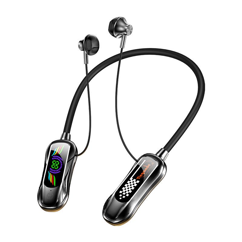 Neck-Hanging Wireless Bluetooth Earphones: Large Capacity, Long Battery, HD Calls, Sweatproof