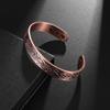 Totem Cuff Bracelet for Women and Men Ancient Copper Plated Adjustable Magnetic Bracelet Bangle Exquisite Gift