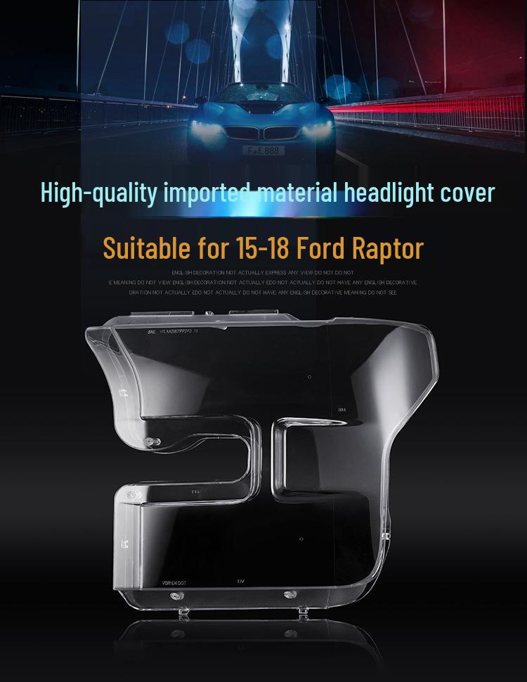 2015-2018 Ford Raptor F-150 Headlight Lens Cover