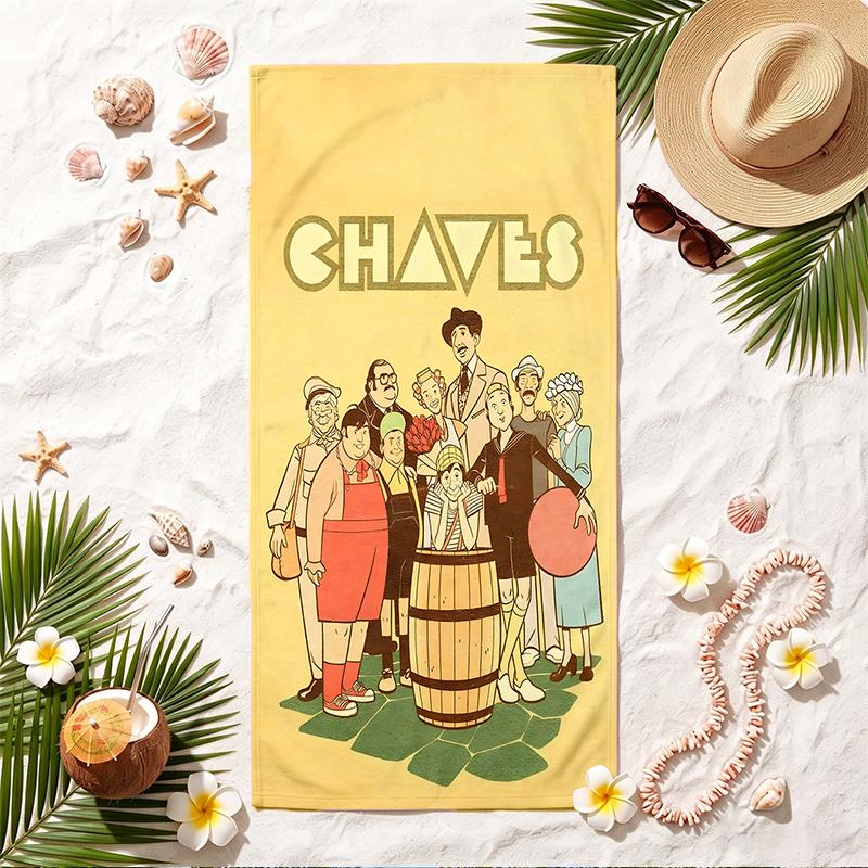 El Chavo Weiches Strandtuch Stilvolles Strand- und Poolhandtuch für den Sommerurlaub am Meer Reisen