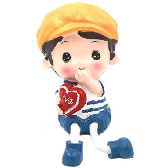 1 Set Hanging Legs Romantic Couple Showpiece | Cute Boy &Girl Gift for Him/Her, Mother's Day,Home Décor, Living Room, Bedroom |