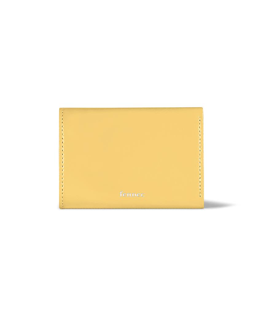 Fennec Crinkle Triangle Triple Wallet - Marigold