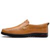 2025 Spring Men's Shoes Leather Soft Sole Personalized Beanie Shoes Men's Cheap Fashion Casual One-pedal Leather Shoes