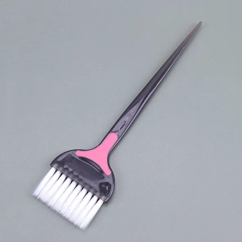 

Профессиональные щетки из натуральных волос с ручкой, пушистая расческа из смолы, парикмахерская краска для волос, щетка для волос, модный инструмент для дизайна прически, 1 шт. чёрный