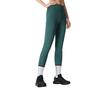 Li Ning Fitness Series Brand Logo Ice Feel High Elastic Support Sweat Resistant Tight Fitness Pants Women bottoms AULW012-2