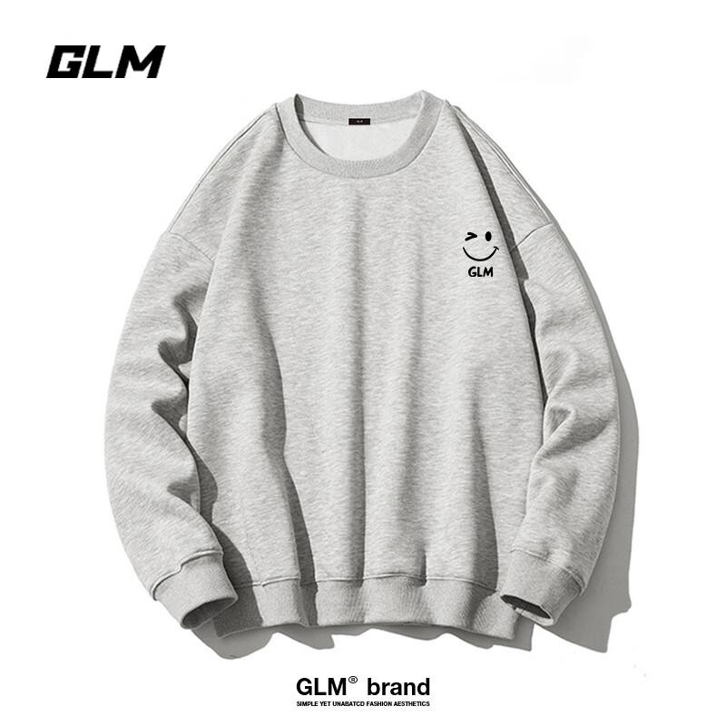 

GLM Men s Casual Round Neck Sweatshirt L
