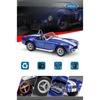WELLY 1/24 1965 Shelby Cobra 427 S/C Alloy Classic Sports Car Model Diecasts Metal Retro Car Vehicles Model Simulation Kids Gift