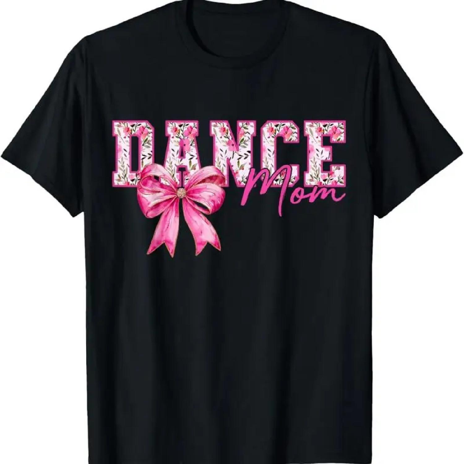Dance Mom Floral Mother S Day Cheer Dancing Dancer Mama T Shirt S