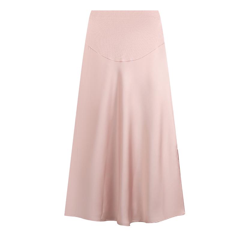 Fashionable Korean-Style Maternity Summer Loose Top & Skirt Set M