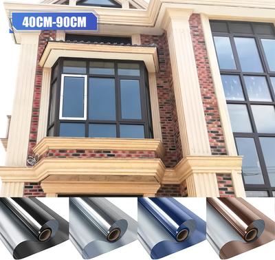 Einwegfenster Sichtschutzfolie Selbstklebend Tönungsglas Aufkleber Anti-Blick Vinyl Spiegel Folie Sonnenschutz Schutzabdeckung Folie