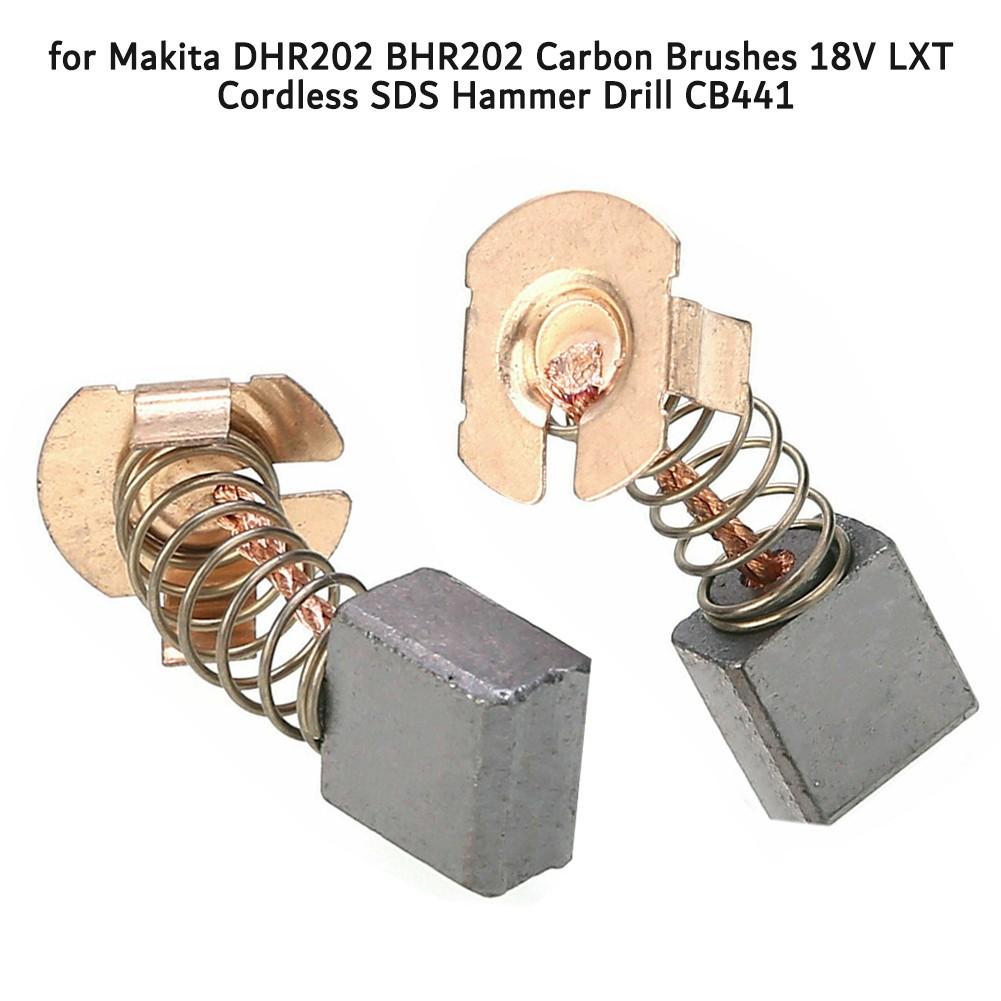

DHR202 BHR202 Угольные щетки 18 В LXT Аккумуляторная ударная дрель SDS CB441 1 Pair