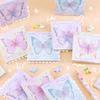 Butterfly Gift Effect Note Memo Pad Korean Simple Decorative Office School Supplies  Kawaii Stationery Notebooks Writing Pads