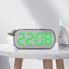 Sleek and Minimalist White LED Alarm Clock with Temperature Display and Night Light – Ideal for Student’s Bedrooms and Desks