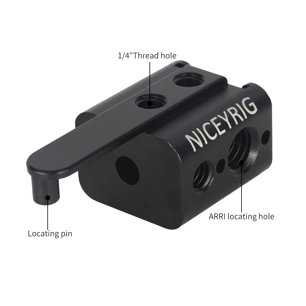 NICEYRIG Handle Extension Rig for Sony FX3 XLR, Handle Extension Bar, Handle Extension Rig-490