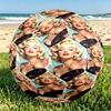 Marilyn Monroe Print Size 5 Soccer Ball, PU Wear Resistant Football for Match Training and Daily Practice, Birthday Gift for Soccer Fans