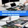Large Keyboards Mouse Pad Featuring Excels Word Shortcut for Office Software Use and Gaming with Waterproof 400x900x3mm