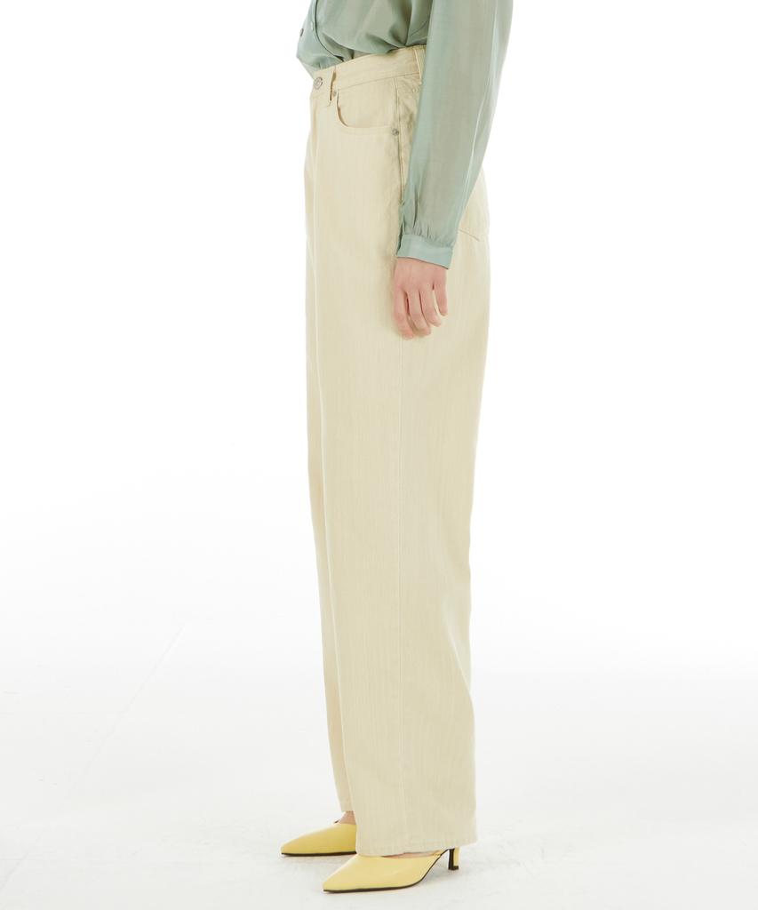 UNKNOWN PLANET Up216 Wide Pants Yellow