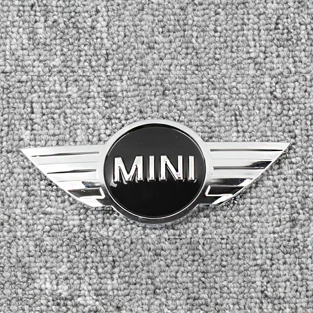 black Mini Emblem ABS Car Front Hood/Rear trunk Badge for BMW Mini cooper R56 R50 R58 R52 R53 R55 f56 f55 Decoration Stickers
