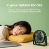 360-Degree Adjustable Mini USB Desktop Fan Lightweight Quiet Cooling Fan  Home/Office/Travel