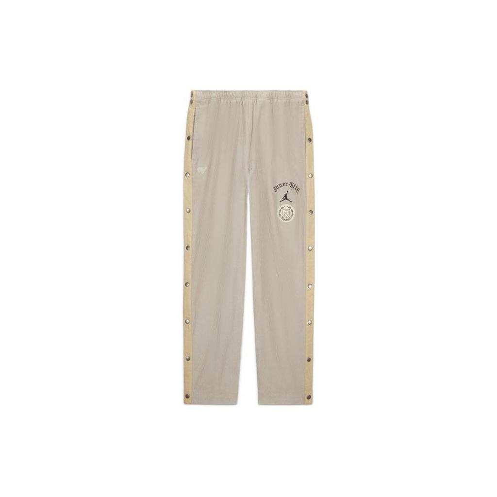 Jordan HTG Collaboration Series Logo Print Sports Pants Men Bottoms Oatmeal DJ7972-236