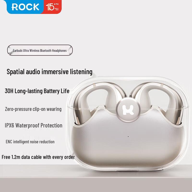

ROCK Ear Clip Pro Wireless Bluetooth Earbuds RAU0764