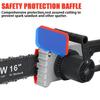 16 Inches Electric Chainsaw Cordless 2 Battery HighPowerful Motor Garden Woodworking Cutting Tool For Battery 588VF 3000W