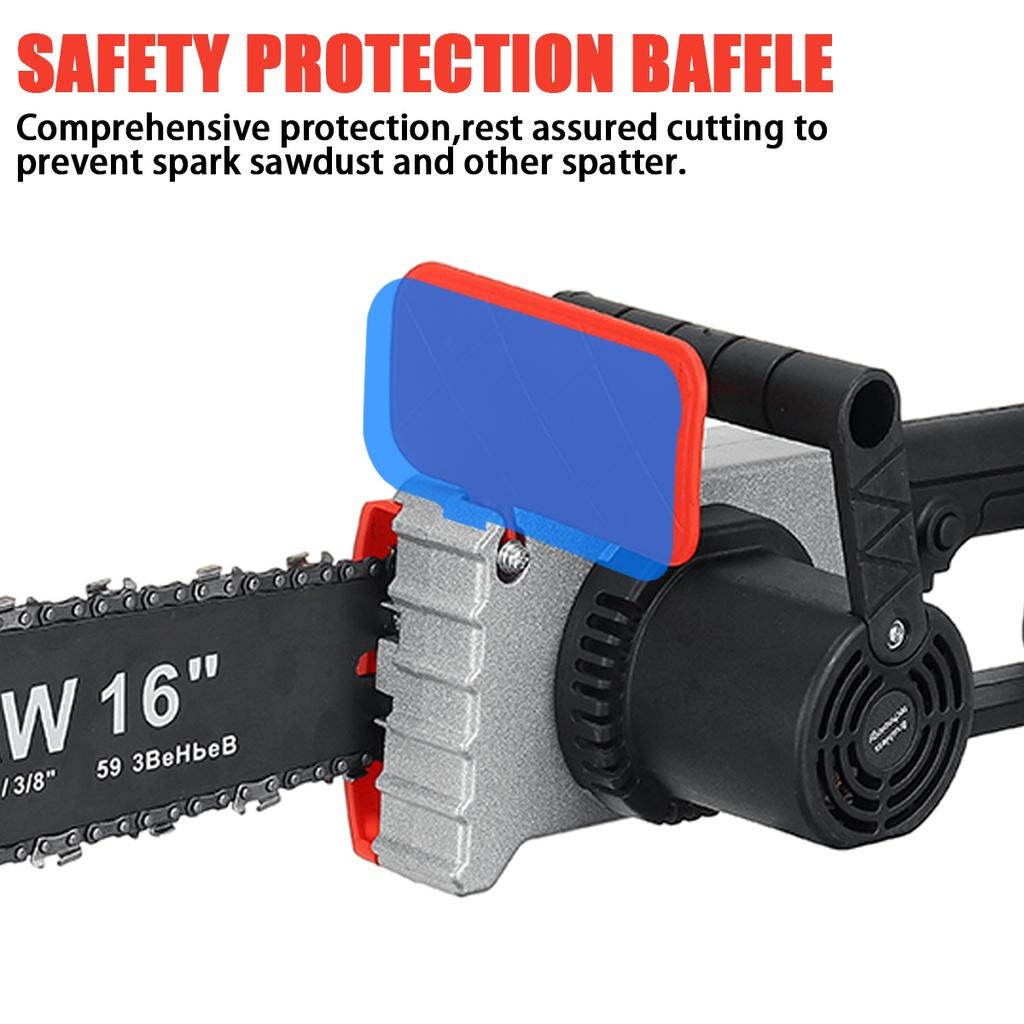 16 Inches Electric Chainsaw Cordless 2 Battery HighPowerful Motor Garden Woodworking Cutting Tool For Battery 588VF 3000W