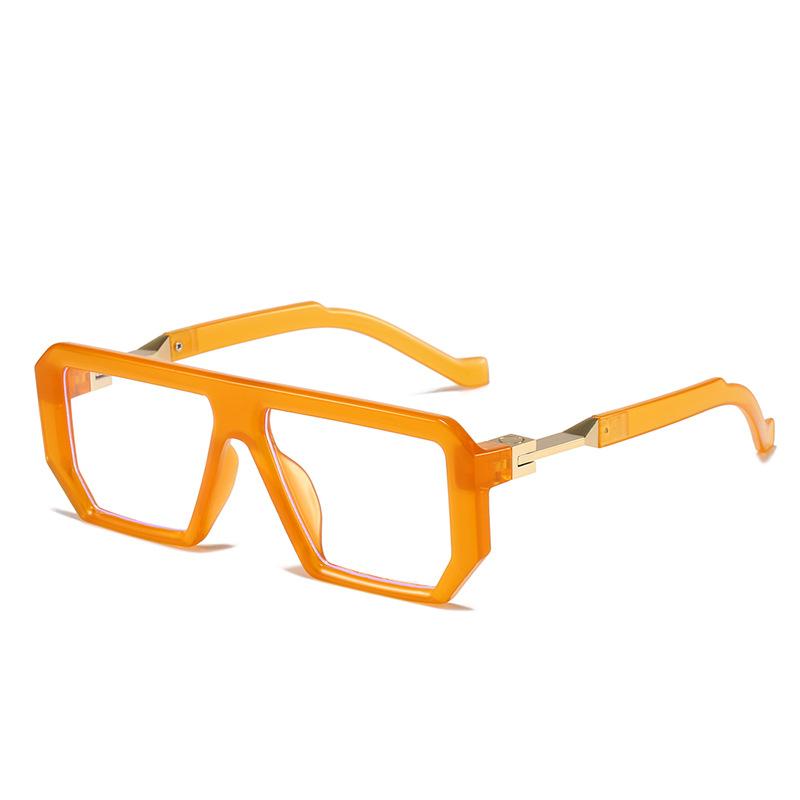 Latest For Gents Stylish Square Sun Glasses For Ladies Vintage Sun Glasses UV Classic Geometry Rectangle Eye Glasses Vintage Big Frame Eyeglasses
