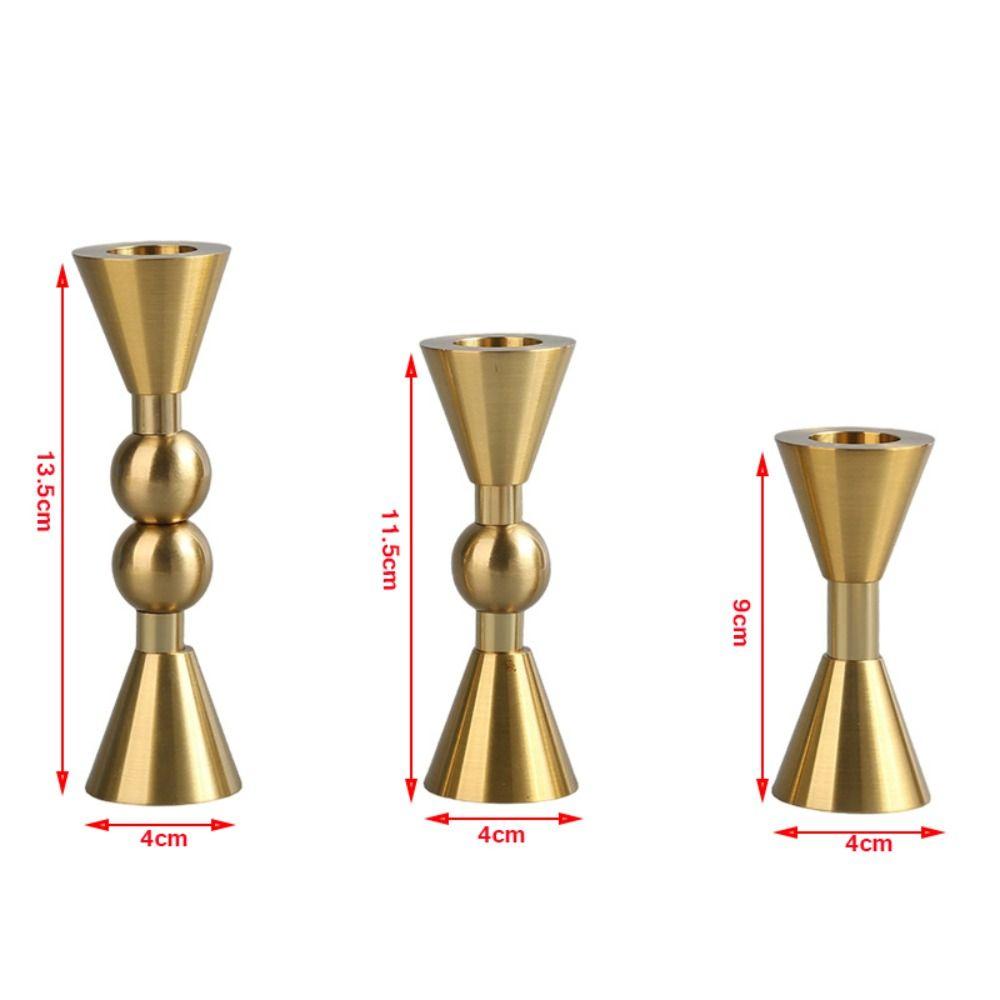 3Pcs Table Centerpiece Candlestick Holders Decorative Candle Holder  for Wedding, Holiday,Party